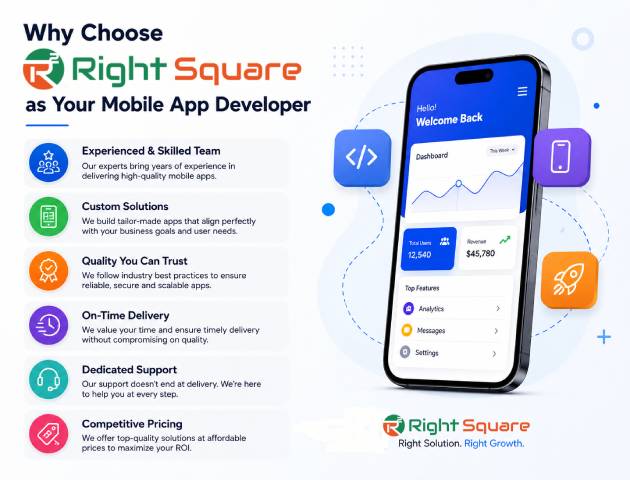Why Choose Right Square Mobile App Developer in Chennai