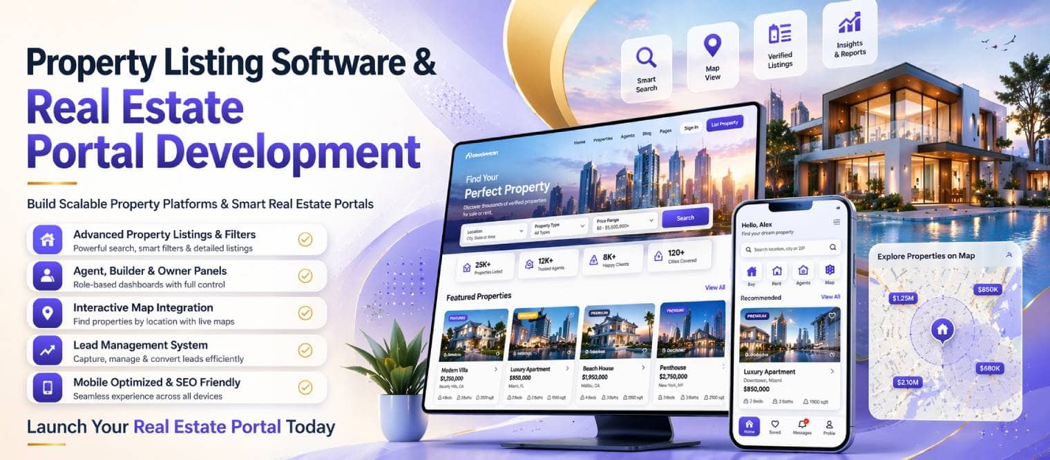 Property Listing Software Development | SaaS Real Estate Solutions - Right Square